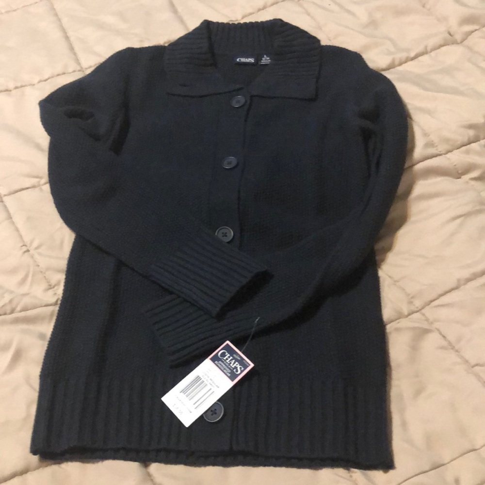 Brand new school uniform sweater- navy blue.